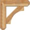 Ekena Millwork Westlake Craftsman Rough Sawn Bracket w/ Offset Brace, Western Red Cedar, 8"W x 30"D x 30"H BKT0806X30X30WTL04RWR - alternate 4